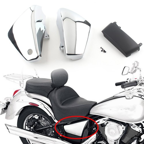 Chrome battery side fairing - chrome,
