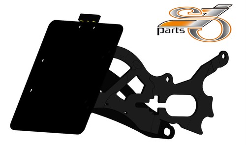 Side number plate holder - side,